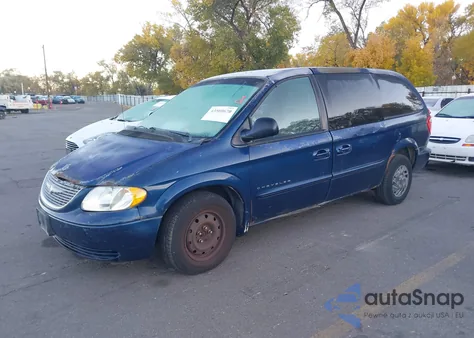 2001 Chrysler Town & Country Lx z USA, uszkodzony, nr VIN 2C4GP44381R343216